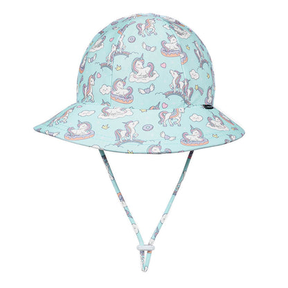 Bedhead Ponytail Swim Bucket Beach Hat Unicorn-Aster & Ruby