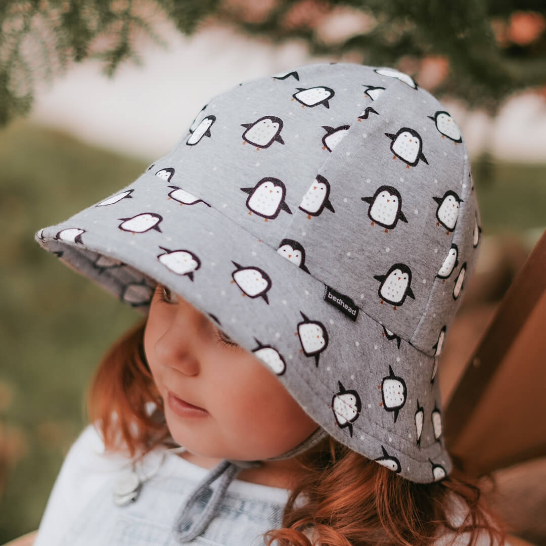 Bedhead Toddler Bucket Sun Hat Penguin-Aster & Ruby