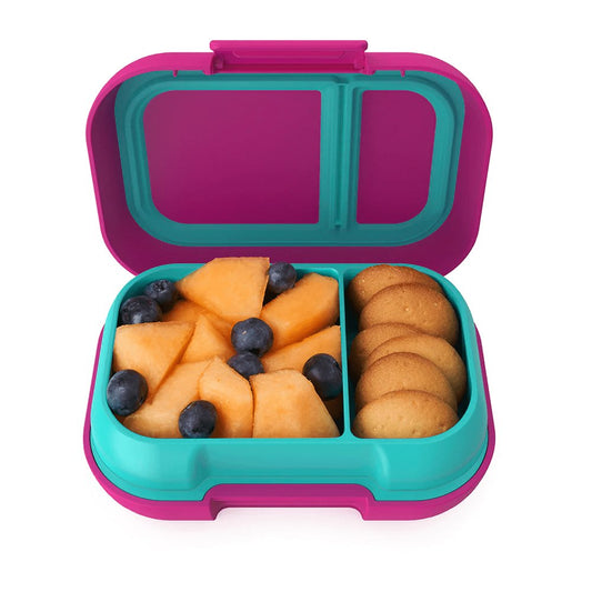 Bentgo Kids Snack Container Fuchsia/Teal-Aster & Ruby
