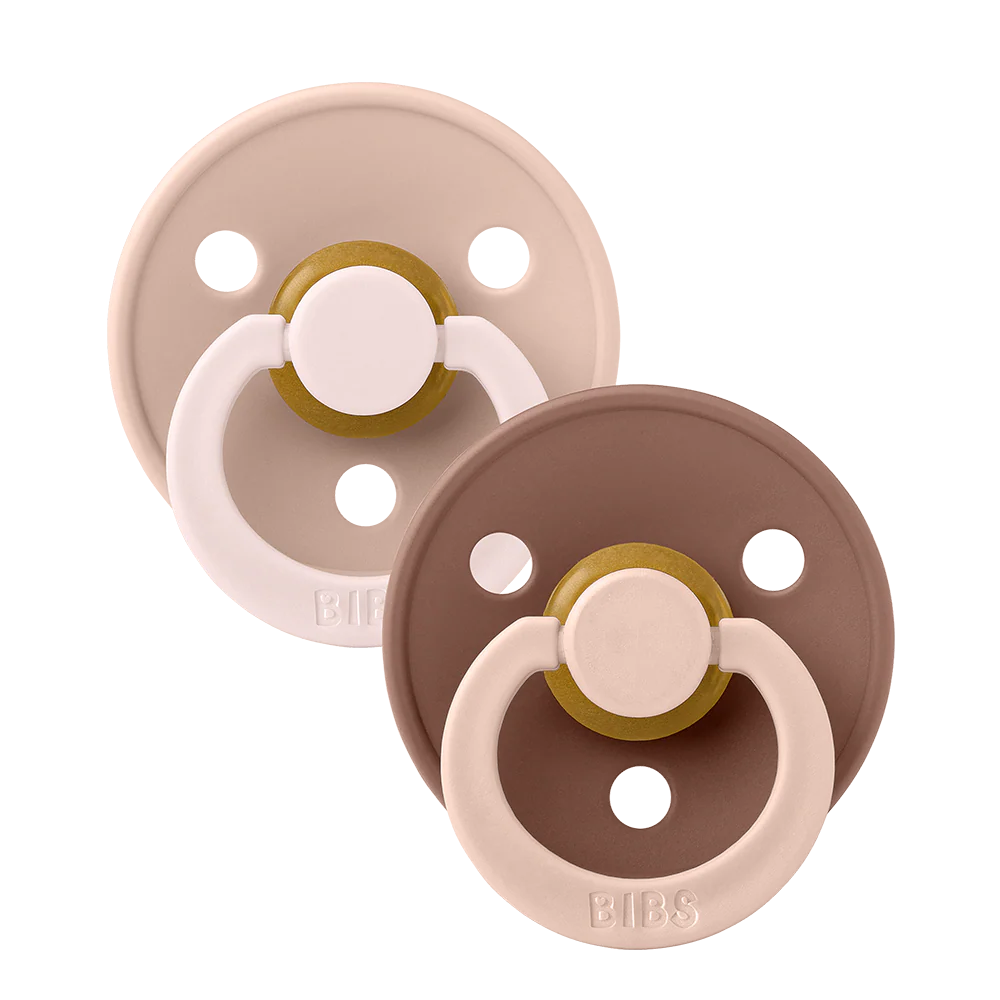 BIBS Pacifier Fusion Colour Blush/Woodchuck Mix | Aster & Ruby