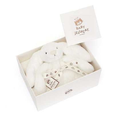 Blankie Bashful Luxe Bunny Luna - Aster & Ruby