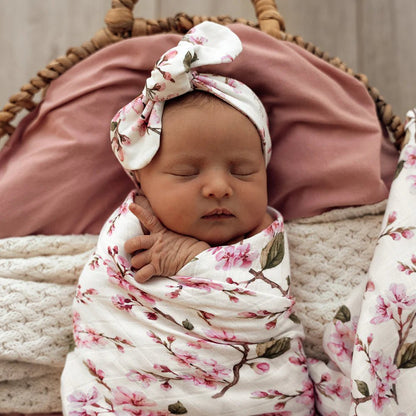 Blossom Organic Muslin Wrap - Aster & Ruby