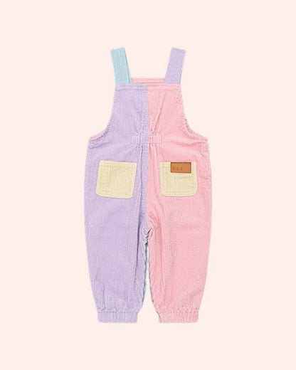 Blush Colour Block Overall - Aster & Ruby