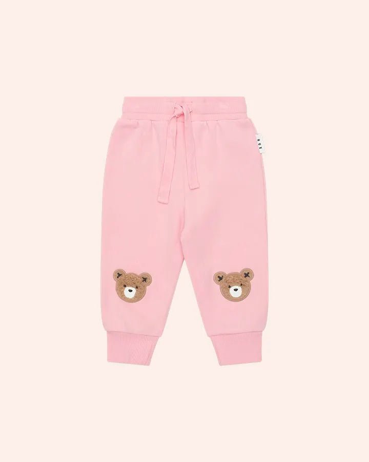 Blush Furry Huxbear Track Pants - Aster & Ruby