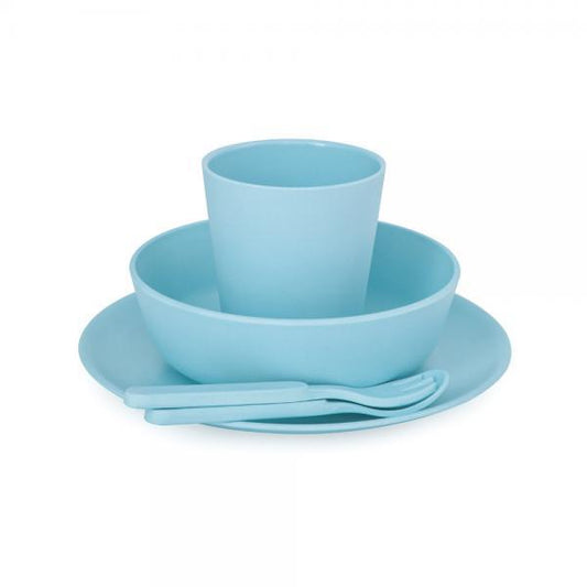 Bobo & Boo Bamboo Dinner Set Pacific-Aster & Ruby