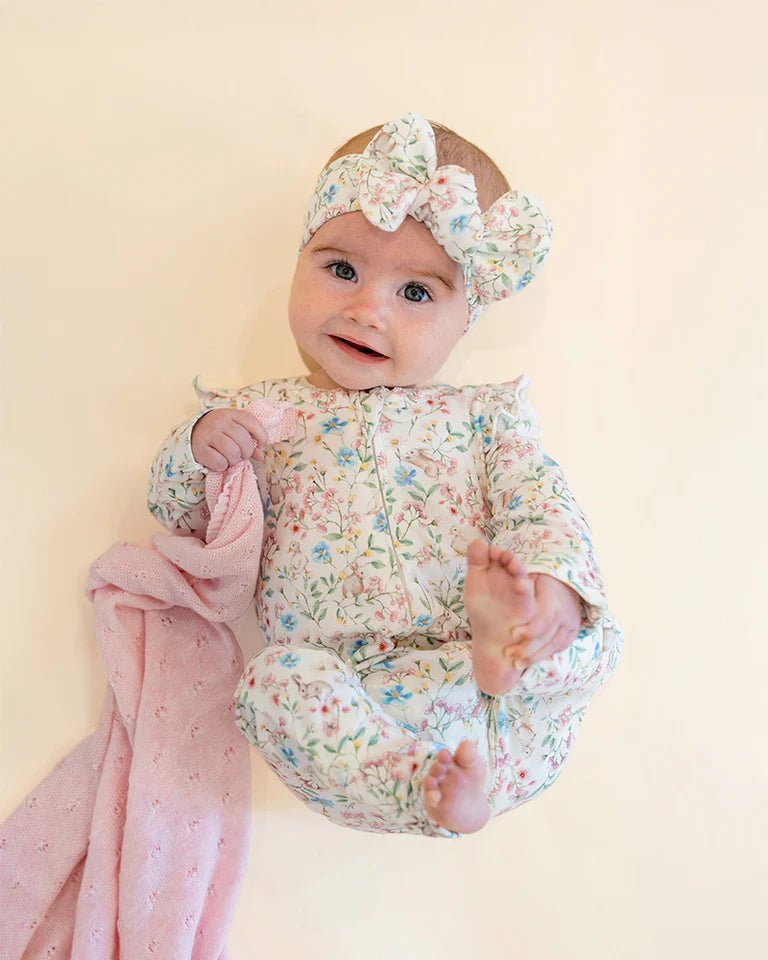 Bonnie Organic Long Sleeve Zipsuit - Aster & Ruby