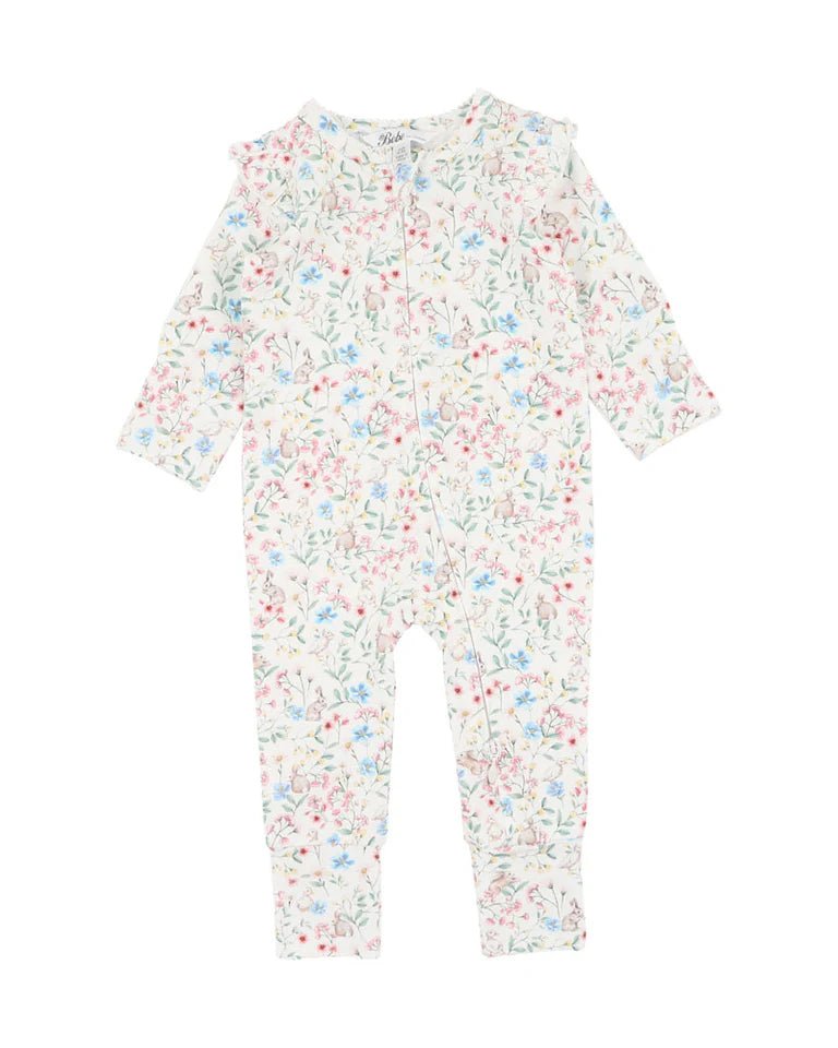 Bonnie Organic Long Sleeve Zipsuit - Aster & Ruby