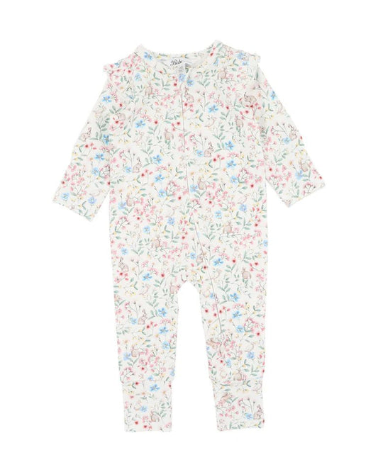 Bonnie Organic Long Sleeve Zipsuit - Aster & Ruby