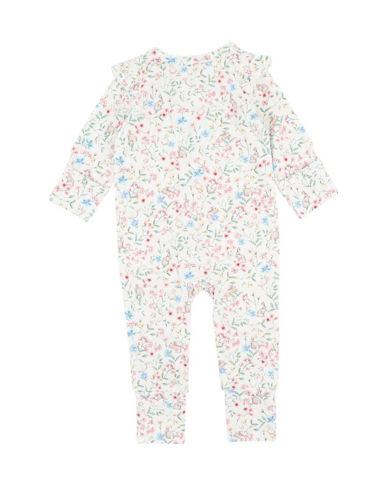Bonnie Organic Long Sleeve Zipsuit - Aster & Ruby