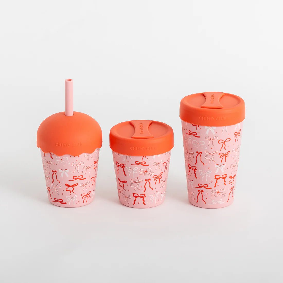 Bows Mini Smoothie Cup & Straw 200ml - Aster & Ruby