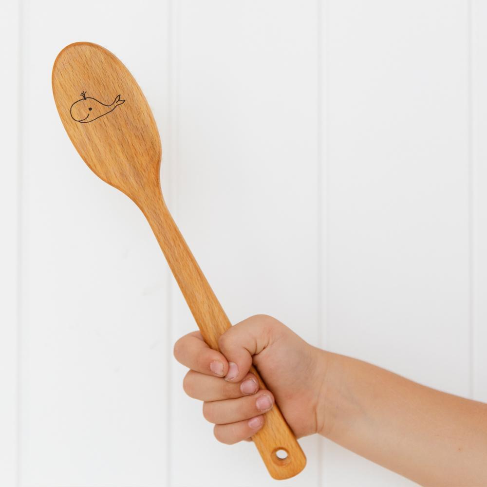 Brightwood Children's Body Brush Whale-Aster & Ruby