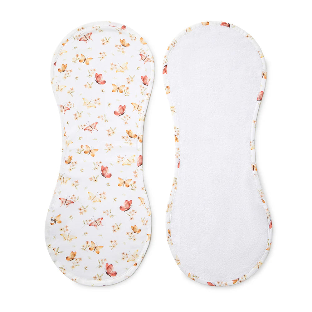 Organic Cotton Burp Cloth Butterfly