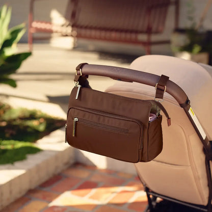 Multitasker Pram Caddy Chocolate Nylon