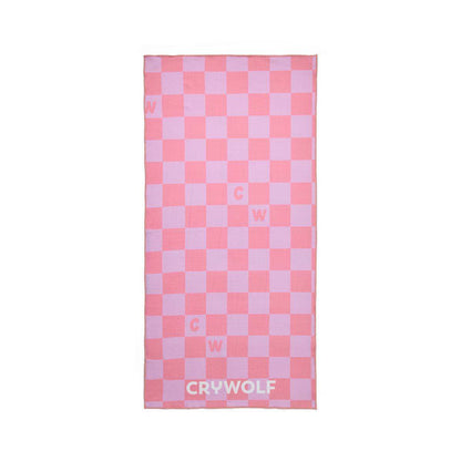 Rapid Dry Towel Flamingo Check