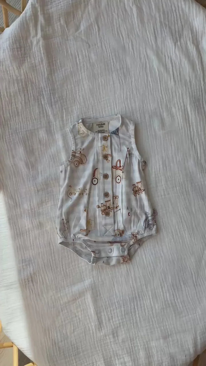 Toy Parade - Button-up Romper