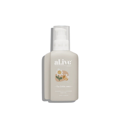 Al.ive Body Chamomile & Lavender Baby Oil | Aster & Ruby