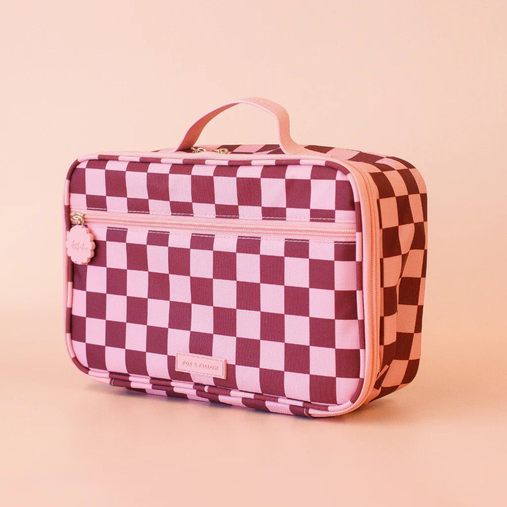 Cherry Check Large Lunch Bag – Aster & Ruby