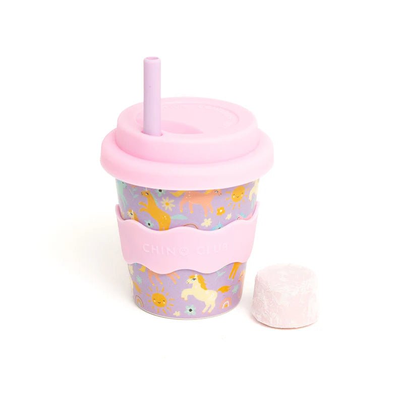 Chino Club Baby Chino Cup & Straw - Aster & Ruby