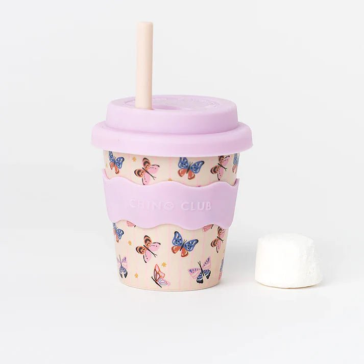 Chino Club Baby Chino Cup & Straw - Aster & Ruby