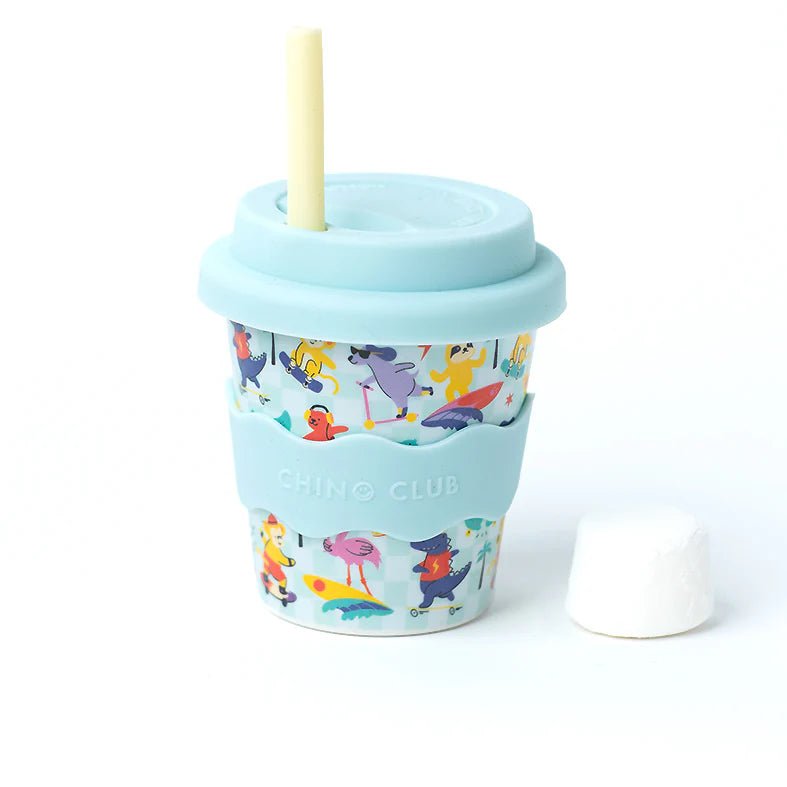 Chino Club Baby Chino Cup & Straw - Aster & Ruby