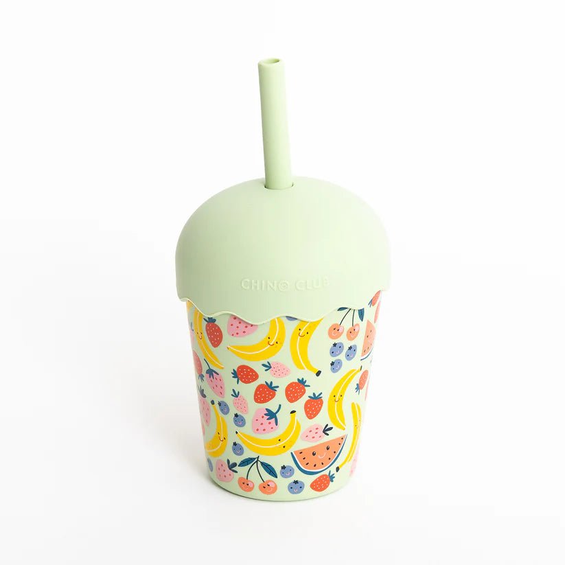 Chino Club Mini Smoothie Cup & Straw 200ml - Aster & Ruby