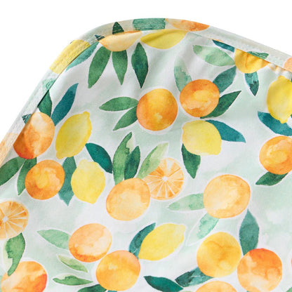 Citrus Squeeze Organic Jersey Wrap & Beanie Set - Aster & Ruby
