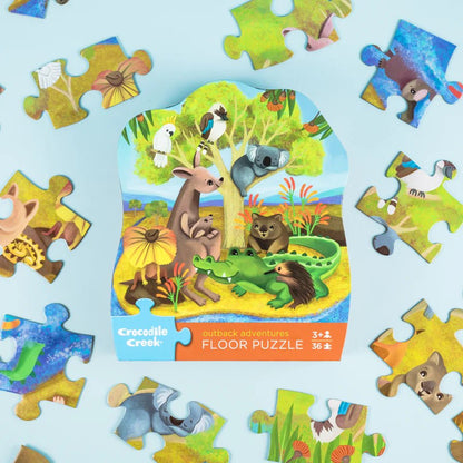 Classic Floor Puzzle 36 pc Outback Adventures - Aster & Ruby