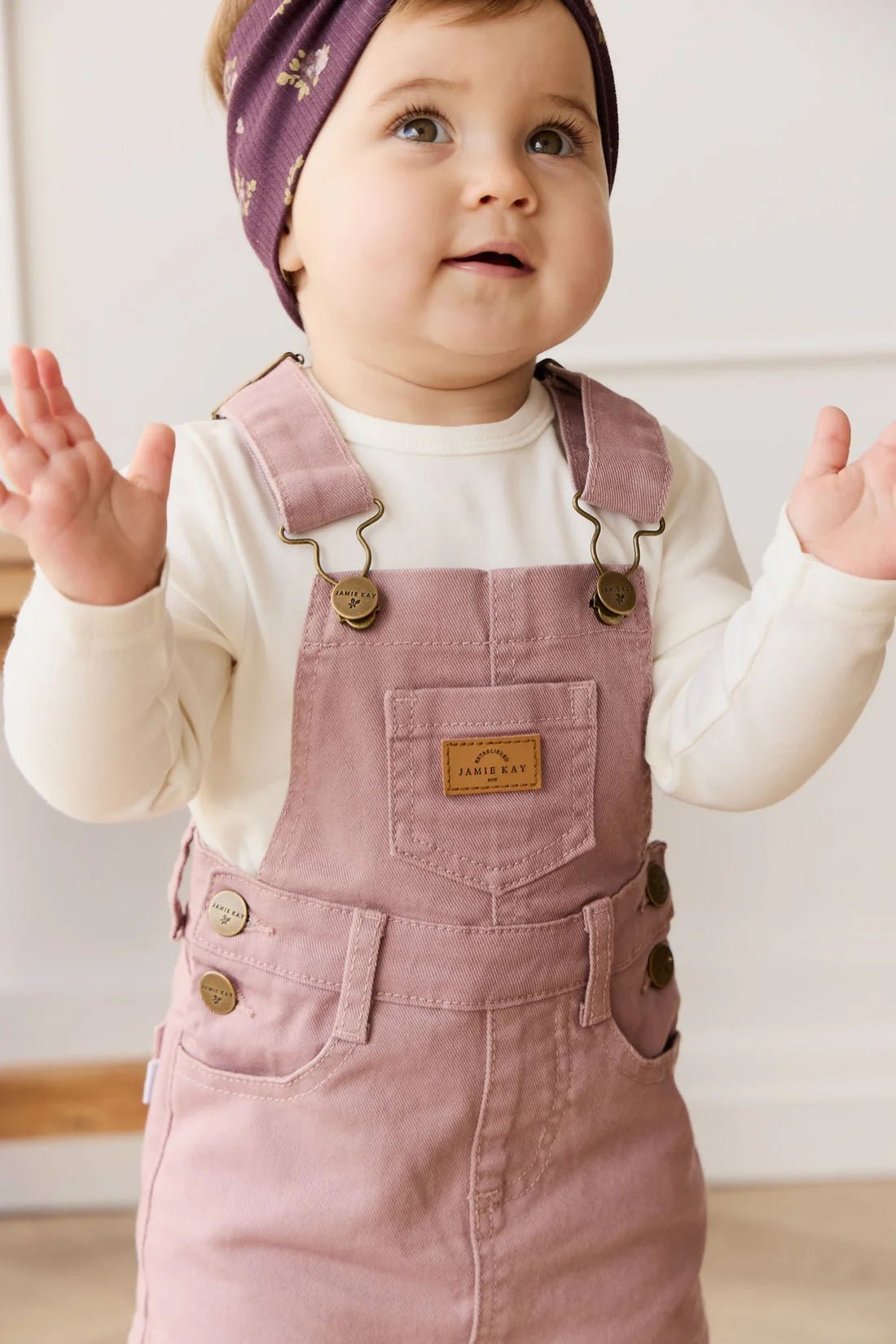 Classic Overall Dress Dreamy Pink - Aster & Ruby