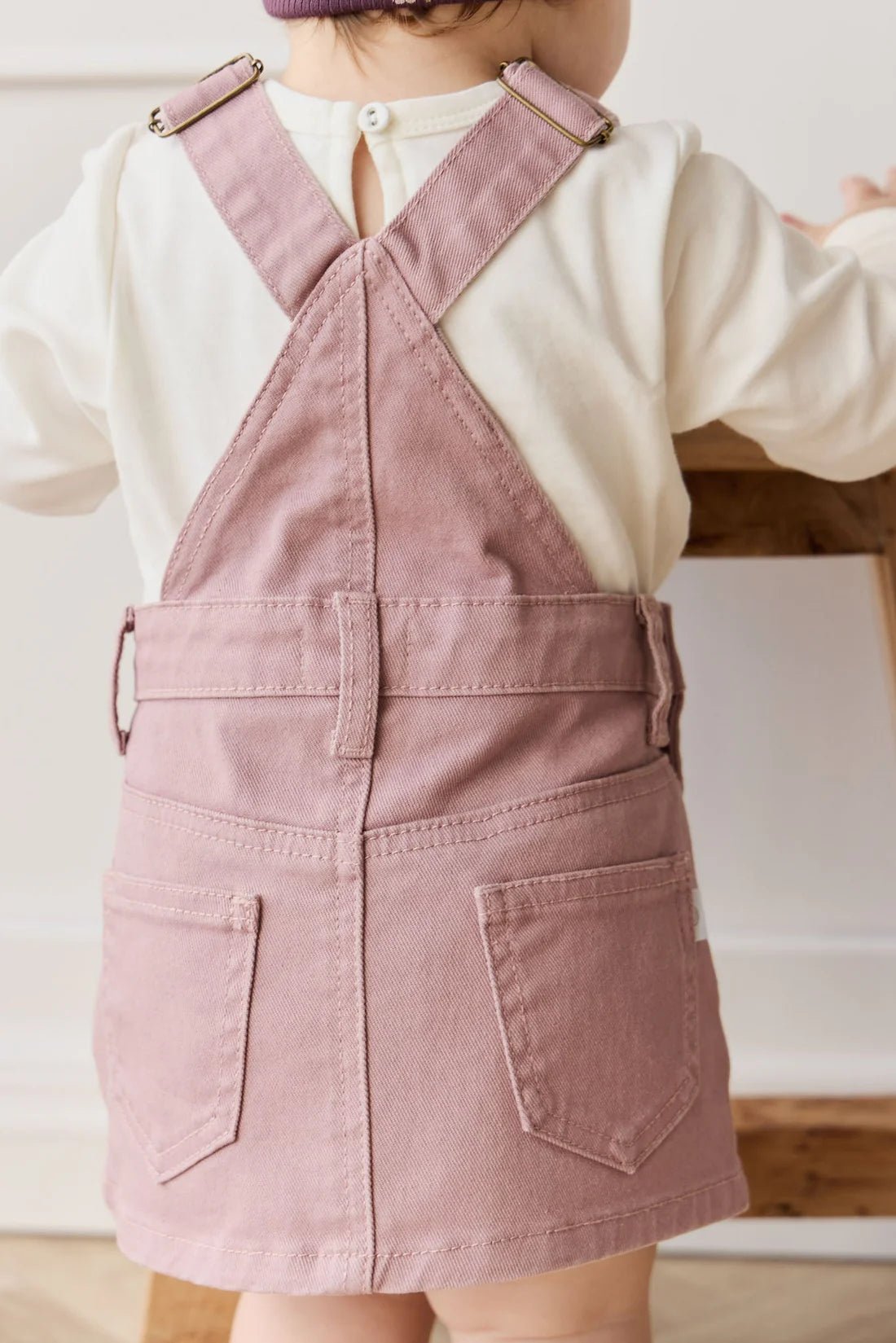 Classic Overall Dress Dreamy Pink - Aster & Ruby