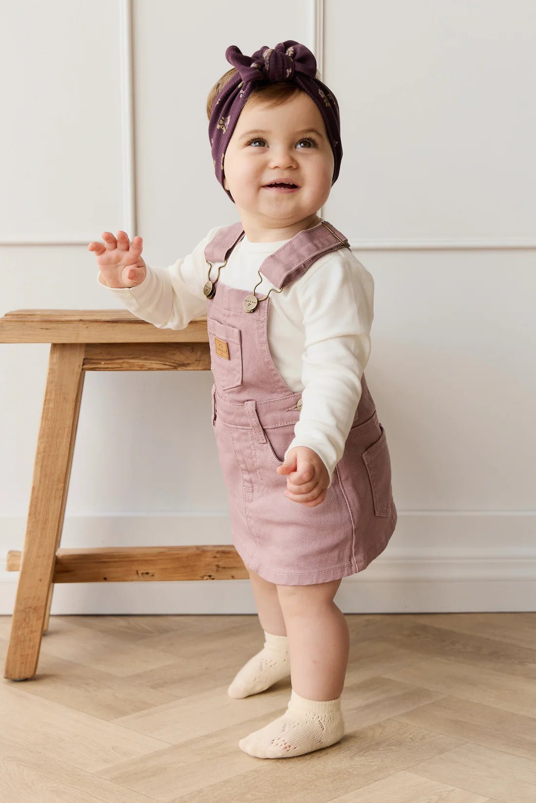 Classic Overall Dress Dreamy Pink - Aster & Ruby