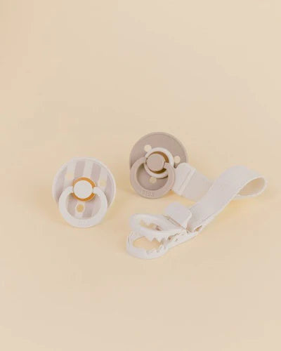 Colour Dummy Loop Clip Gift Set - Ivory