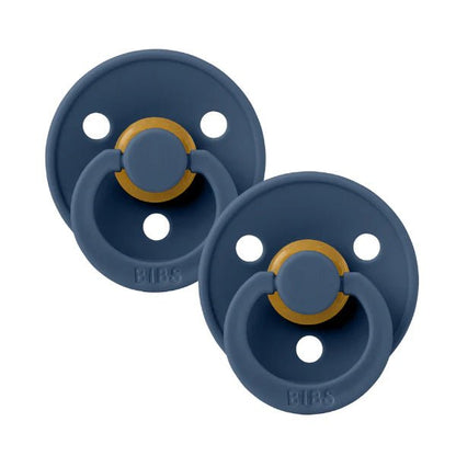 Colour Pacifier Round 2pk - Aster & Ruby