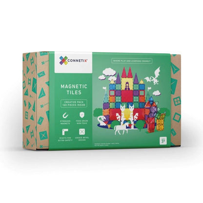 Connetix Tiles 100 Piece Creative Pack - Aster & Ruby