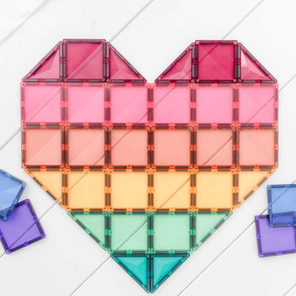 Connetix Tiles 212 Piece Pastel Mega Pack - Aster & Ruby