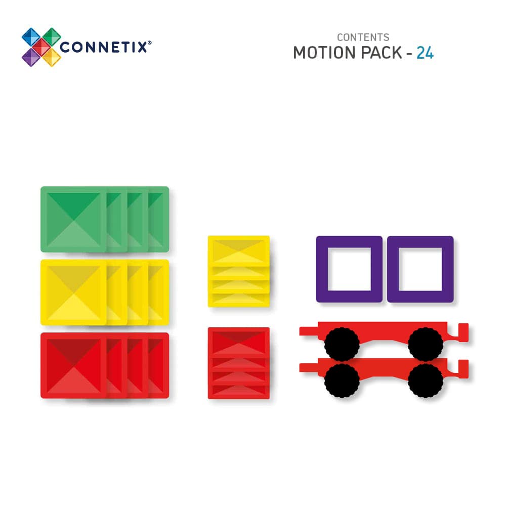 Connetix Tiles 24 Piece Motion Pack - Aster & Ruby