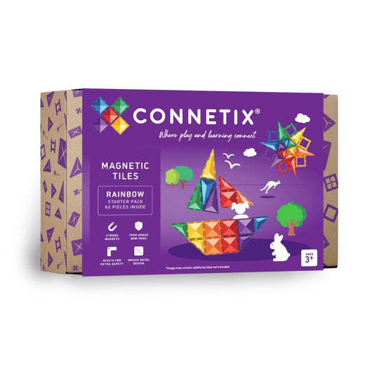 Connetix Tiles 60 Starter Pack - Aster & Ruby