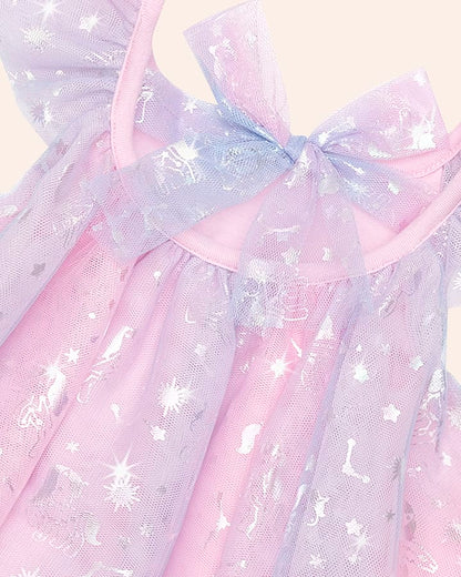 Cosmic Unicorn Frill Tulle Dress - Aster & Ruby