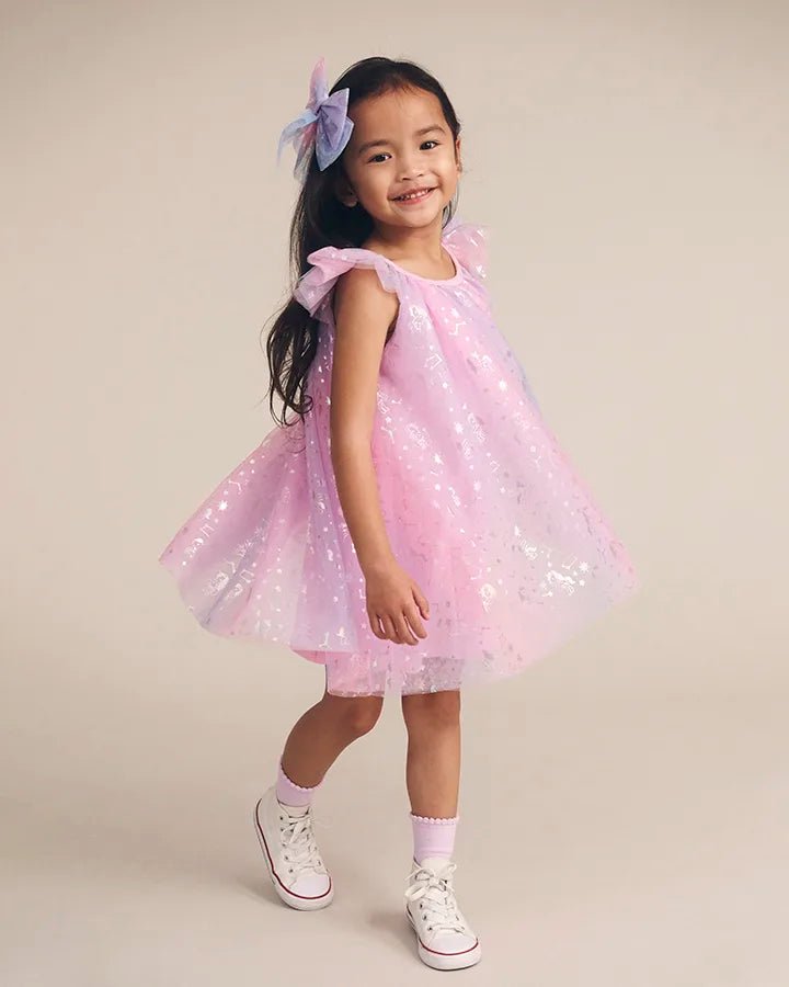 Cosmic Unicorn Frill Tulle Dress - Aster & Ruby