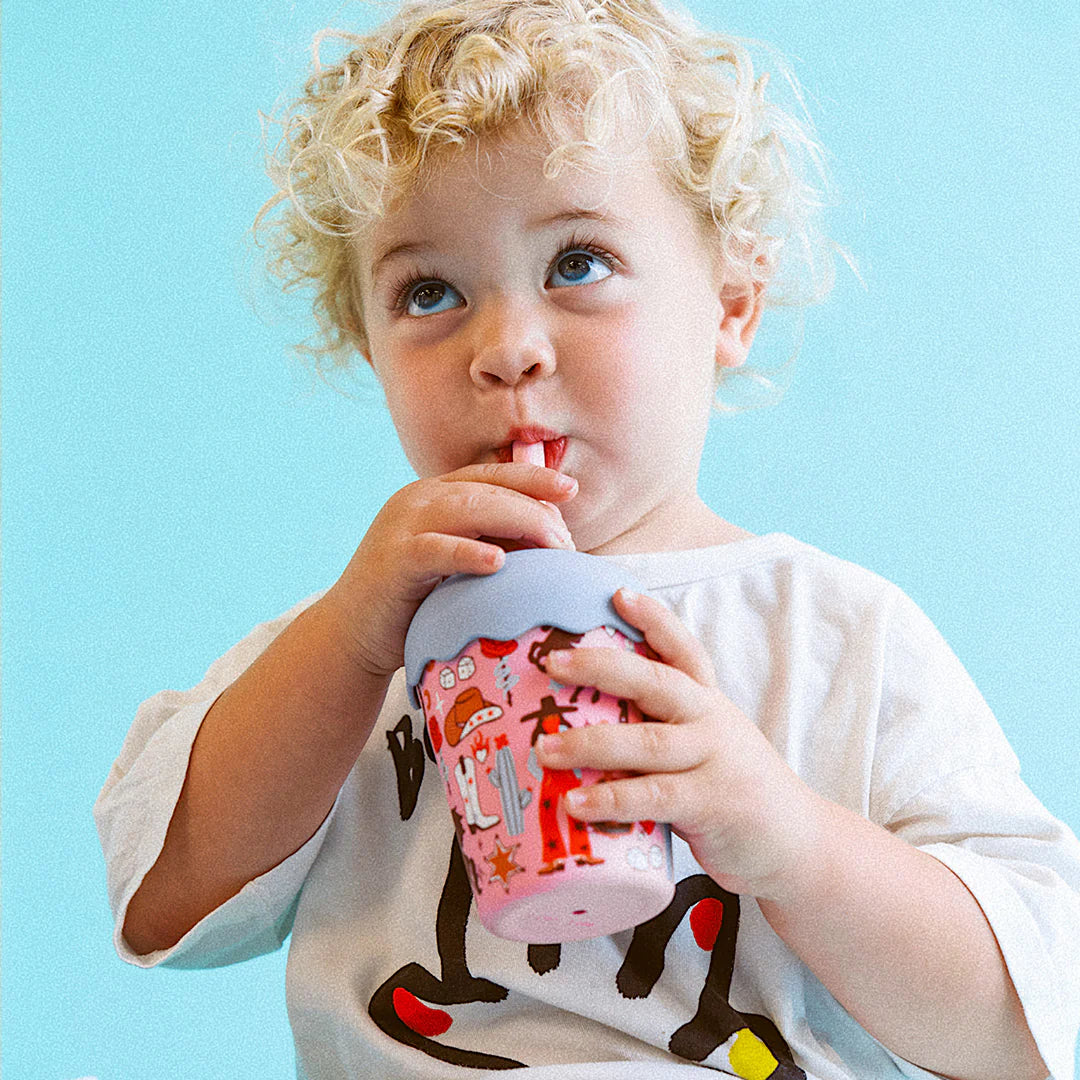Cowgirl Mini Smoothie Cup & Straw 200ml