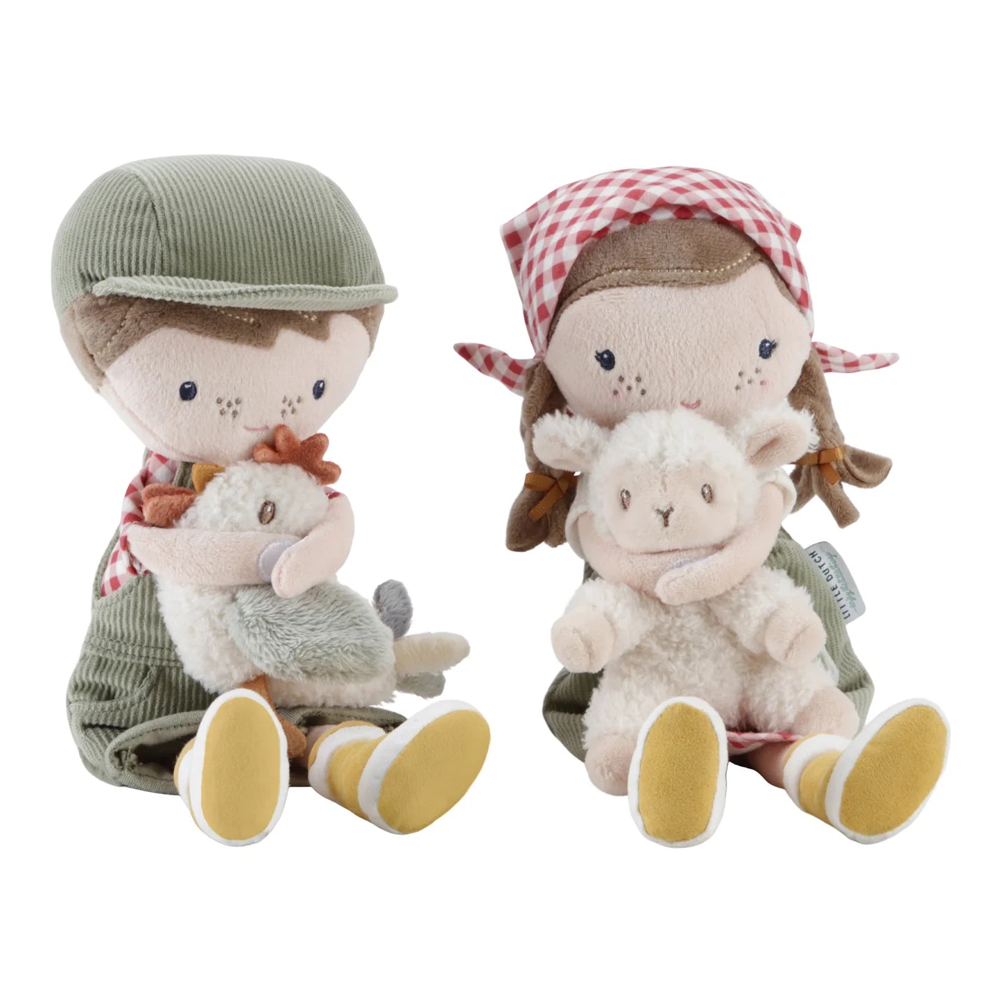 Cuddle Doll Farmer Rosa with Sheep 35cm - Aster & Ruby