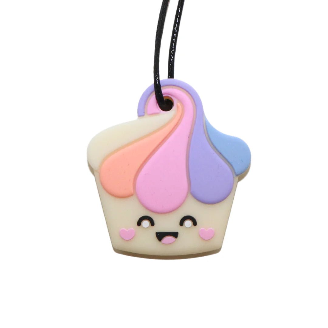 Cupcake Chew Pendant Pastel - Aster & Ruby