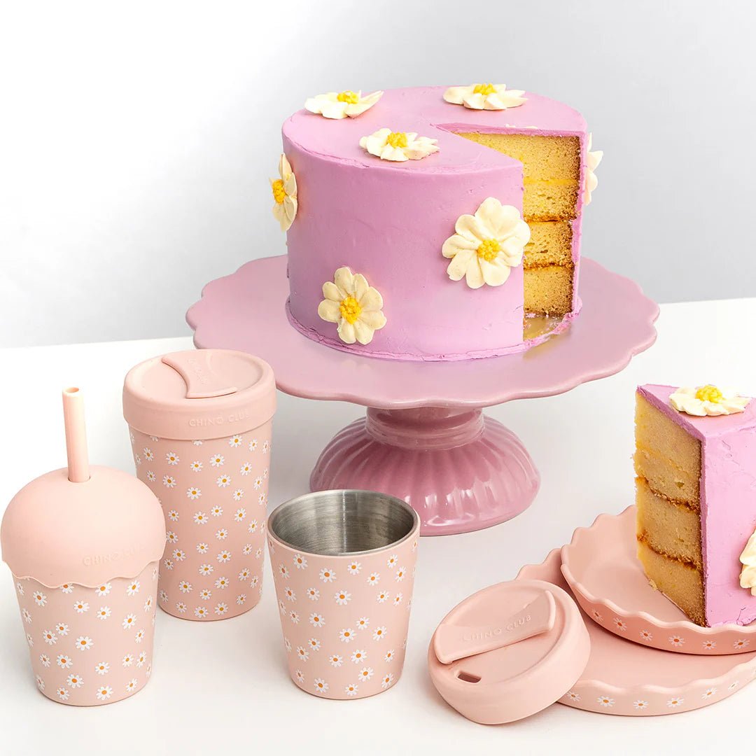 Daisy 8oz Stainless Steel Coffee Cup - Aster & Ruby