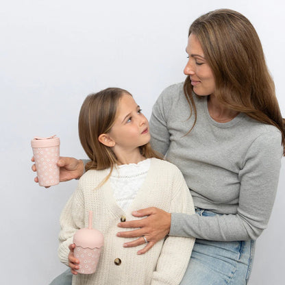 Daisy 8oz Stainless Steel Coffee Cup - Aster & Ruby