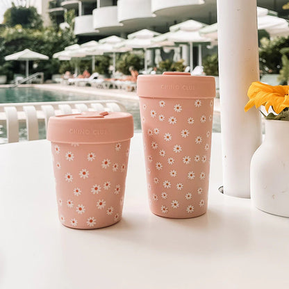 Daisy 8oz Stainless Steel Coffee Cup - Aster & Ruby