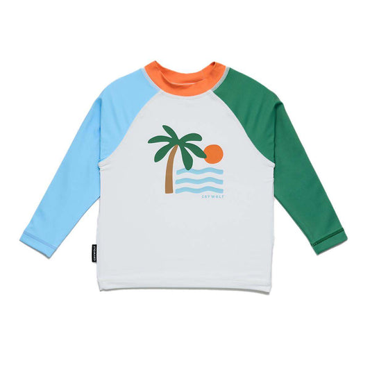Baby Rash Vest Seaside Colourblock