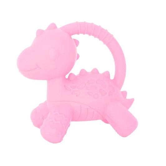 Dino Teether Pink - Aster & Ruby