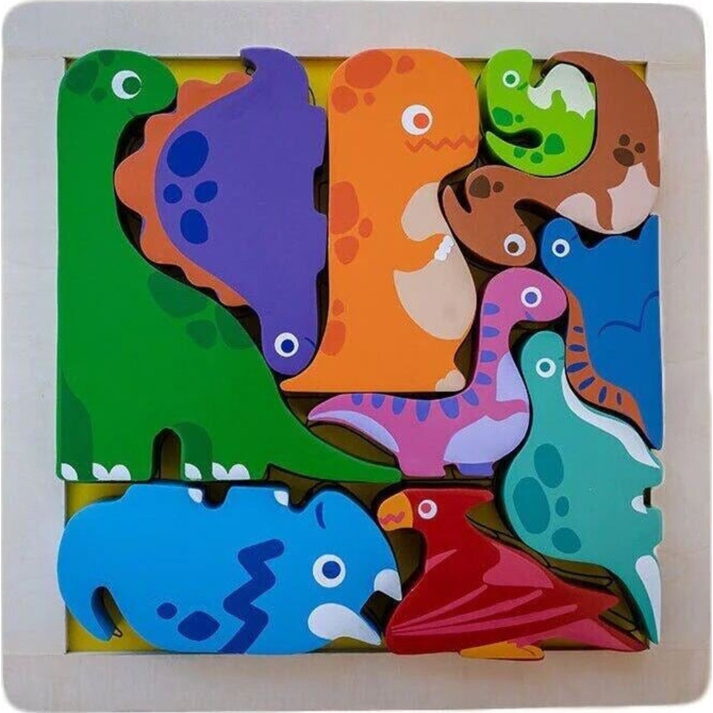 Dinosaur Chunky Puzzle – children's product by Kiddie Connect | Aster & Ruby