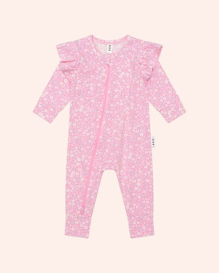 Ditsy Floral Frill Romper - Aster & Ruby