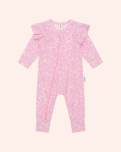 Ditsy Floral Frill Romper - Aster & Ruby