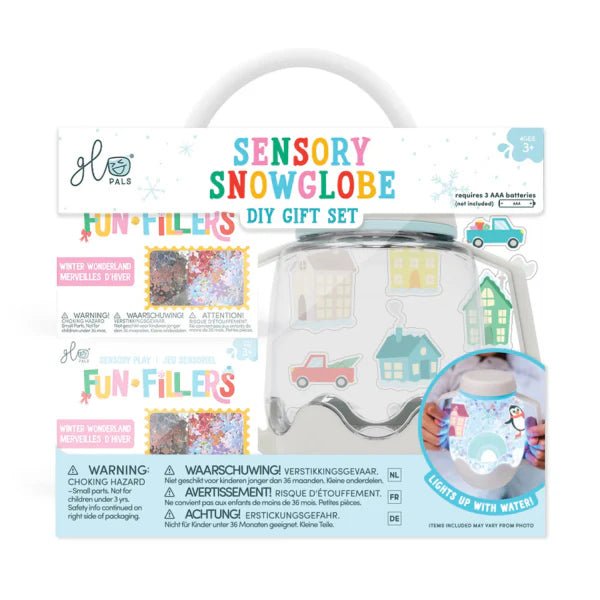 DIY Sensory Jar Gift Set Sensory Snow globe - Aster & Ruby
